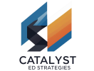 catalyst ed strategies flat logo professional design copy